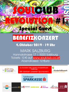 Soulclub Mark Benefiz A3 Plakat